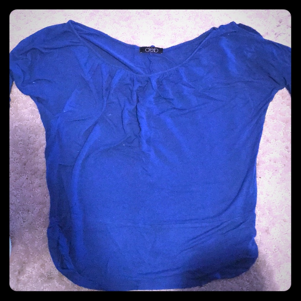 Dark blue shirt